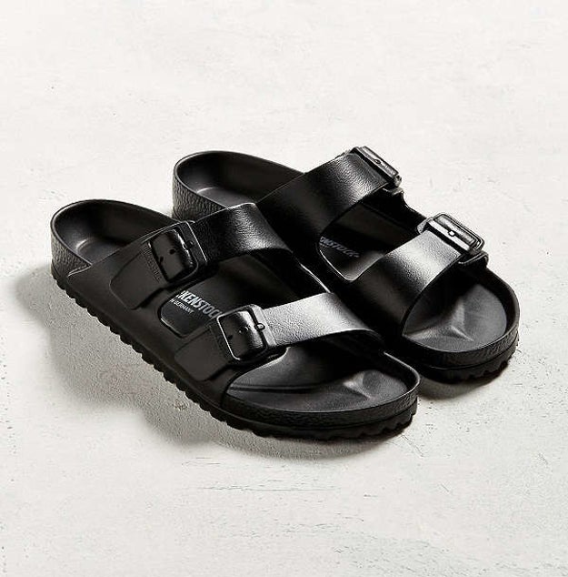 For when your toes need some air, try this sleek Birkenstock sandal.