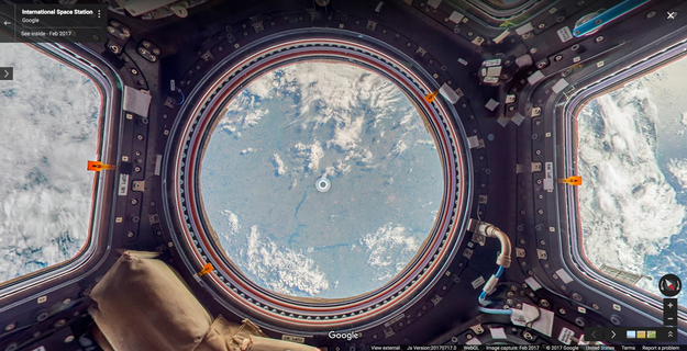 Here's the Earth, but from space: