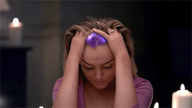 Image result for purple shampoo gif