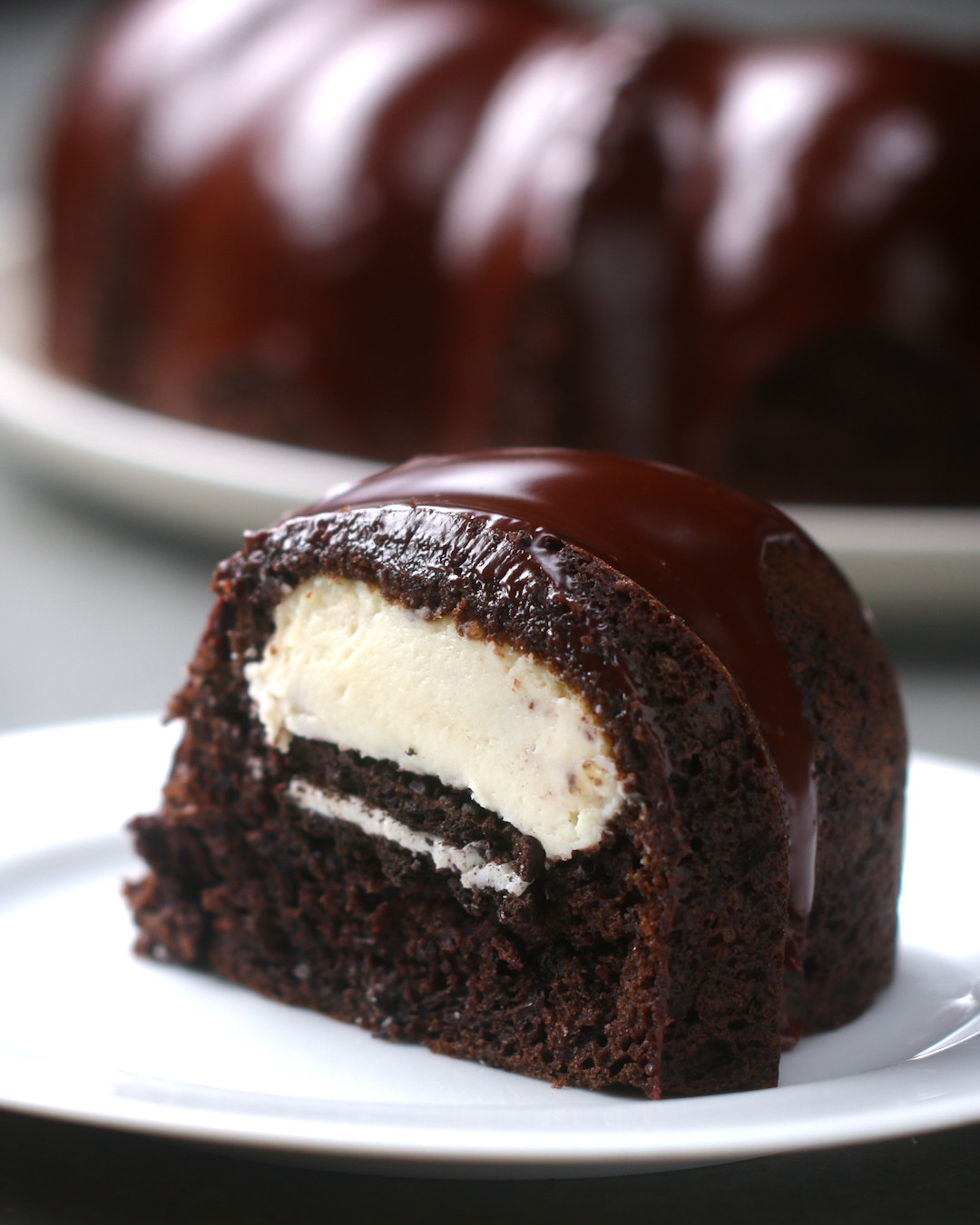 Chocolate Cheesecake Bundt Cake