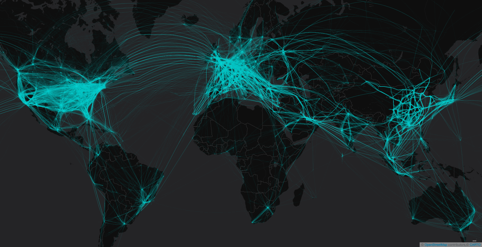 These Maps Show What The Busiest Day For Air Travel Actually Looks Like ...