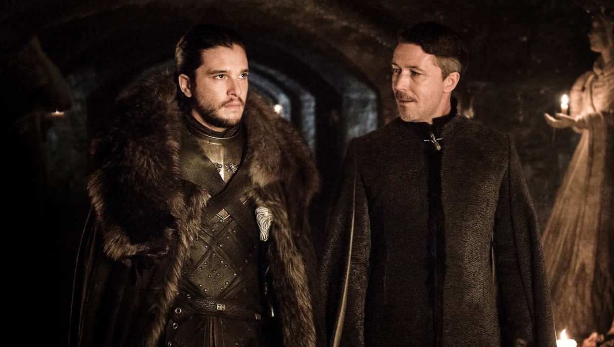 From start to finish it was great. First of all, we saw Jon contemplating Ned's statue, no doubt thinking not only of his loss but also about how all the Stark men who've gone south – as Jon is about to do – have never returned to Winterfell alive. As if that wasn't emotional enough, we also got a glimpse of Jon in the vicinity of Lyanna Stark's statue, and while he might not know she was his mother, WE DO, and yes I WANTED TO CRY.