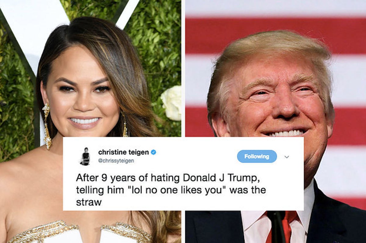 People Are Praising Chrissy Teigen After She Was Blocked By President Trump  On Twitter