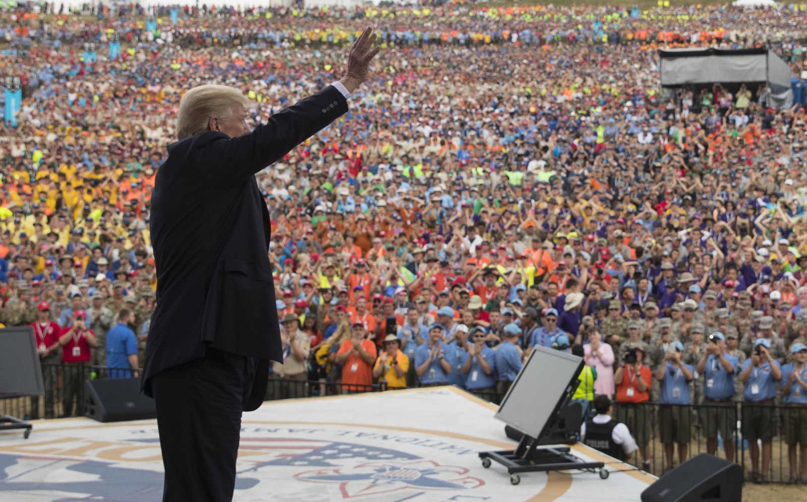 Donald Trump Falsely Claimed That The Crowd Size At His Boy Scout ...