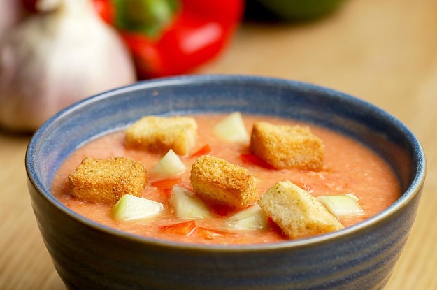 This Healthy Homemade Gazpacho Is The Perfect Way To Stay Cool This Summer