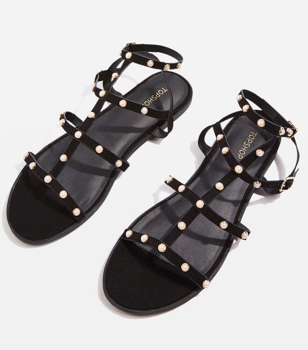 Black sandals made from pearls taken directly from the finest oysters in all the sea. Ariel helped harvest them.