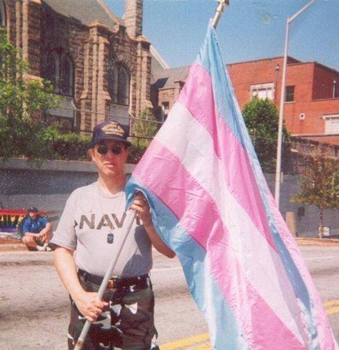 Monica Helms, trans veteran and creator of Trans Pride Flag