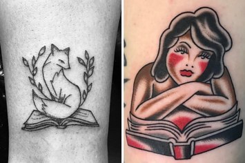 51 ideias fantásticas de tatuagem para amantes de livros