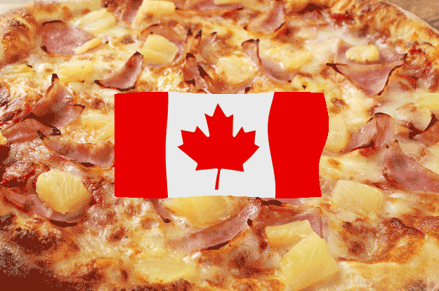 The Hawaiian pizza, which has sent the world into a craze about pineapples going on pizza, was invented in my little town, the town that literally nothing ever happens in â Chatham, Ontario. ârebeccao485e56019