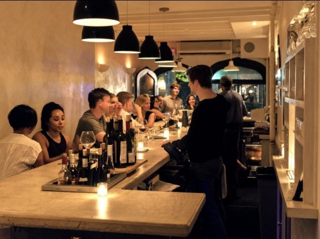 Ruffian Wine Bar & Chef's Table, which opened in Jan. 2016, serves a daily changing menu of local and seasonal ingredients. In addition to specializing in a cuisine that focuses on Southern France and Eastern Europe, Ruffian also features a highly curated wine list from around the world. At this family-owned restaurant, guests can enjoy their food and drinks around the bar while watching the chefs cook and prepare the food right in front of them.