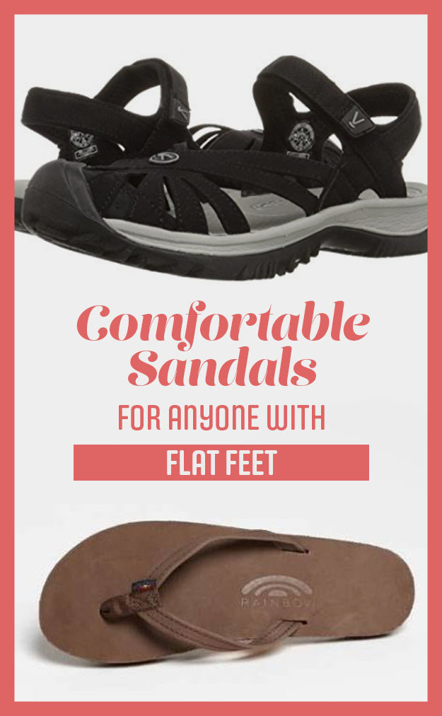 best flip flops for flat feet womens