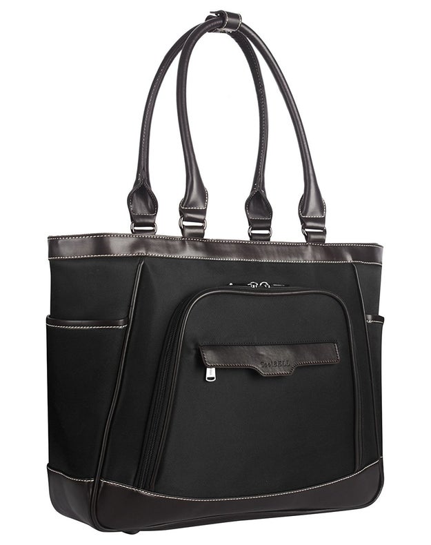 A sophisticated tote so you can look professional while hauling half your life.