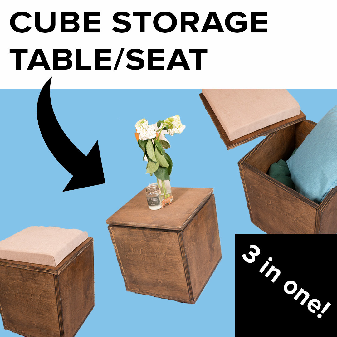 Diy cheap cube chair