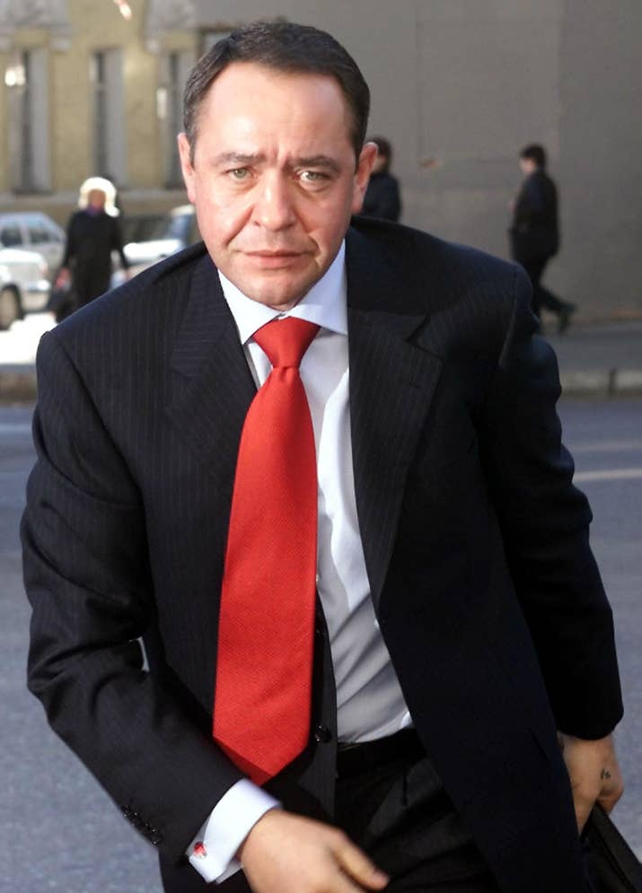 Mikhail Lesin in Moscow in 2002.