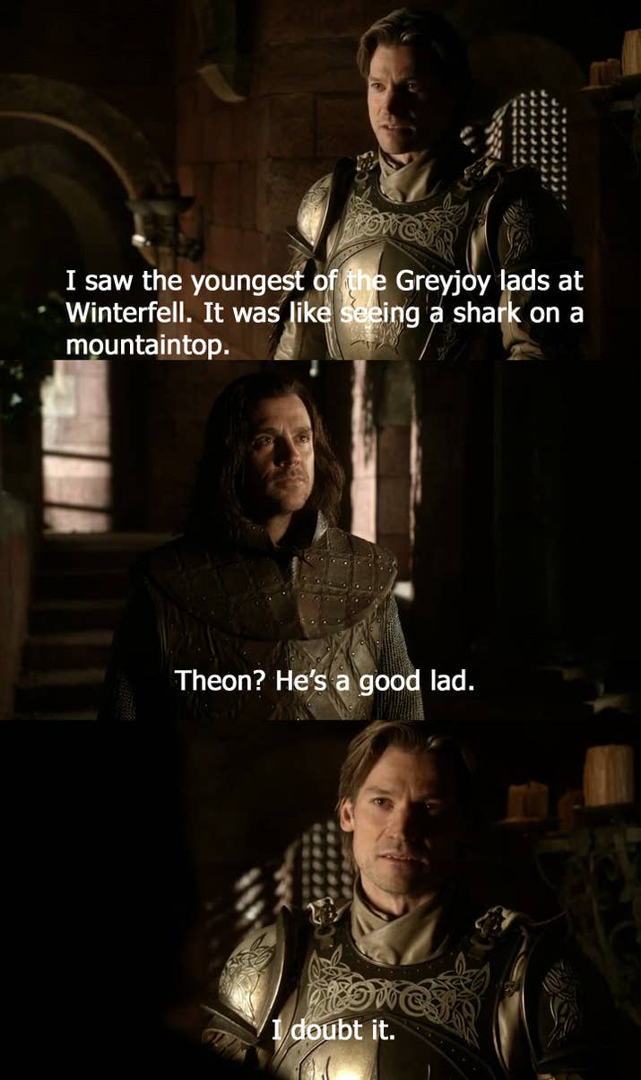 I mean, he was being a dick. But he was also bang on the money.