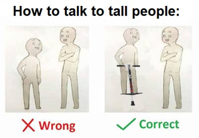 How To Talk To Short People Meme Love Meme