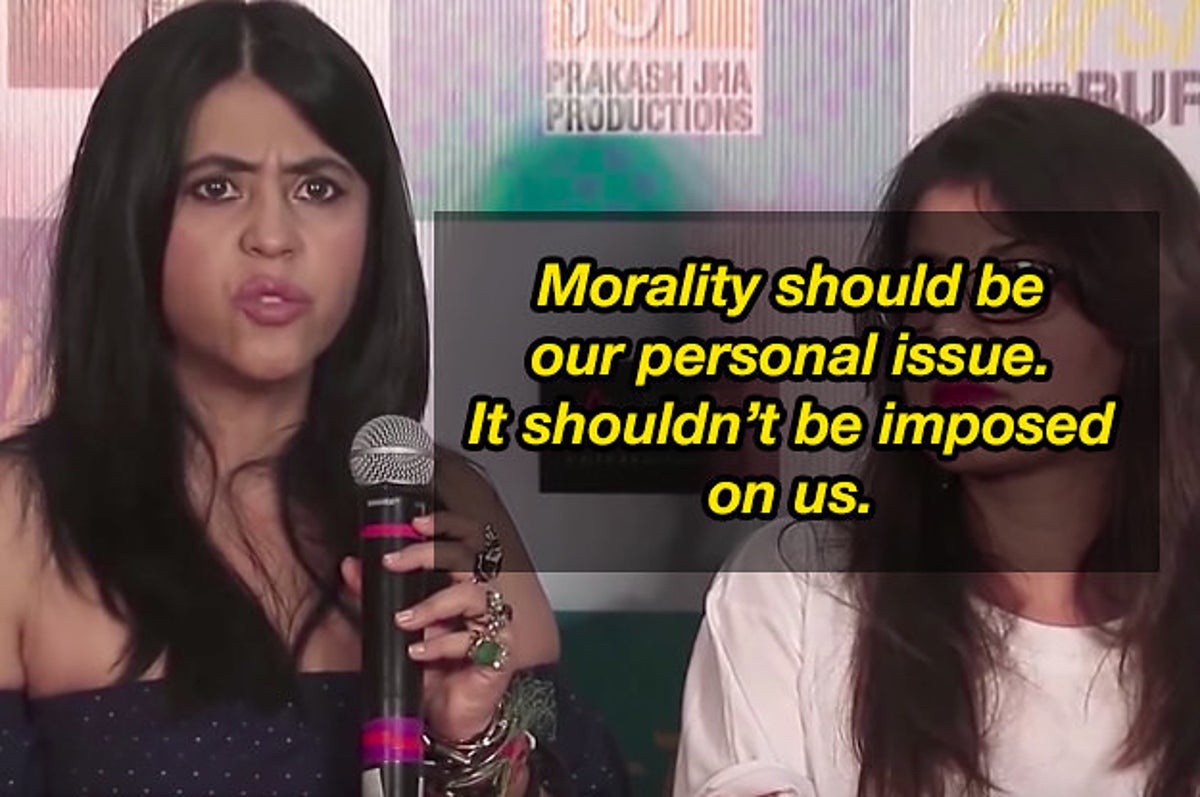 1200px x 797px - Ekta Kapoor Savagely Schooled A Reporter On Why Women Should Openly Talk  About Sex