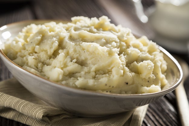 Ok, so mashed potatoes. They're beautiful.