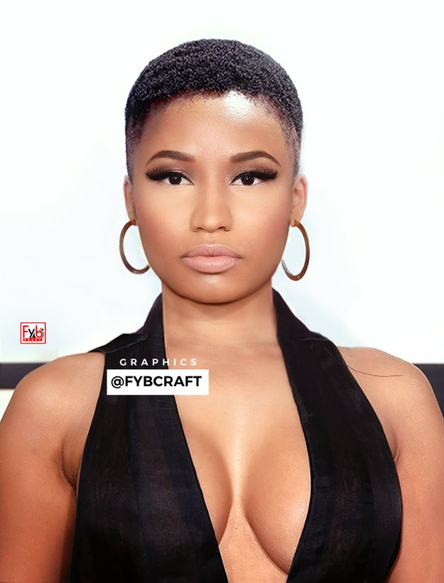 The series also includes Nicki, whose low-cut fade is absolute perfection...