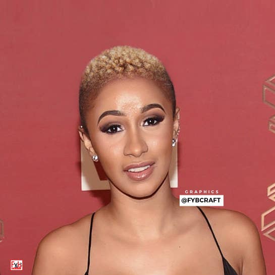 These Celebs Were Photoshopped With Short Natural Hair And They