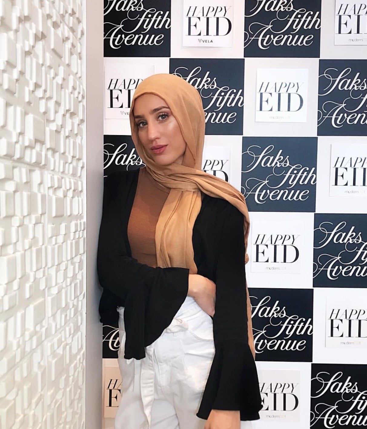 The beautiful California native's personal Instagram has 29.6K followers. The fashionista is the designer behind the amazing, VELA Scarves (@velascarves).
