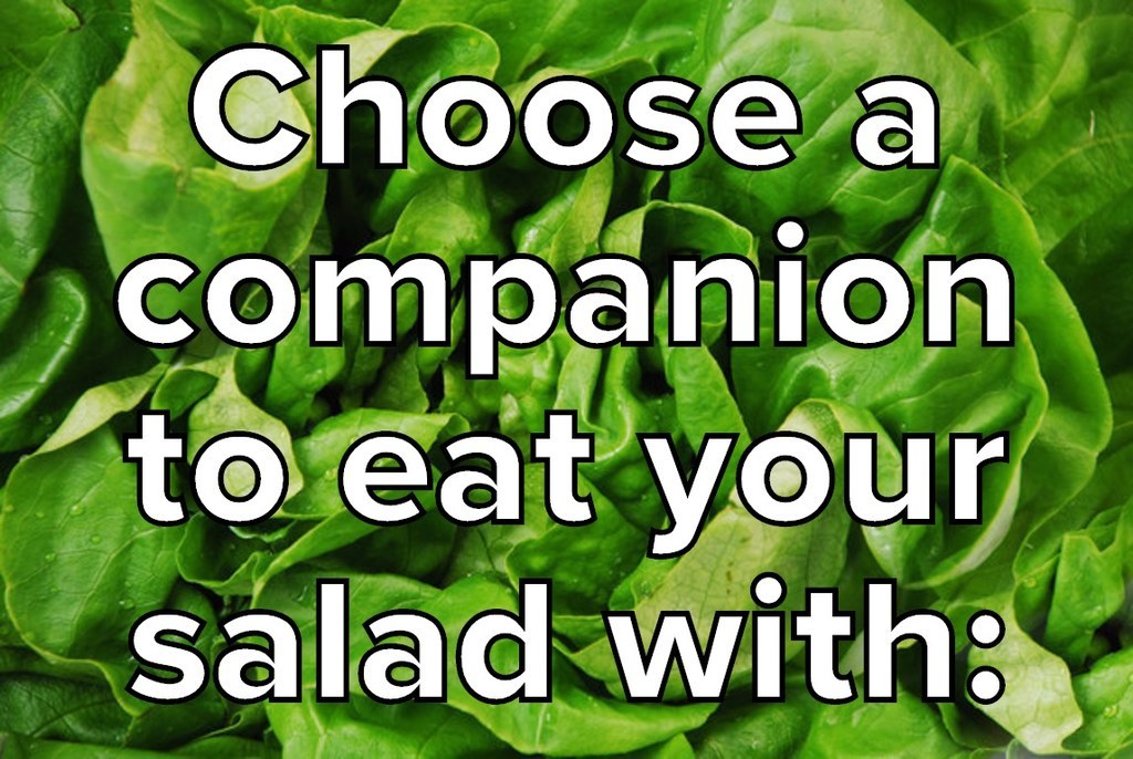 Build A Salad And We'll Tell You Your Best Quality