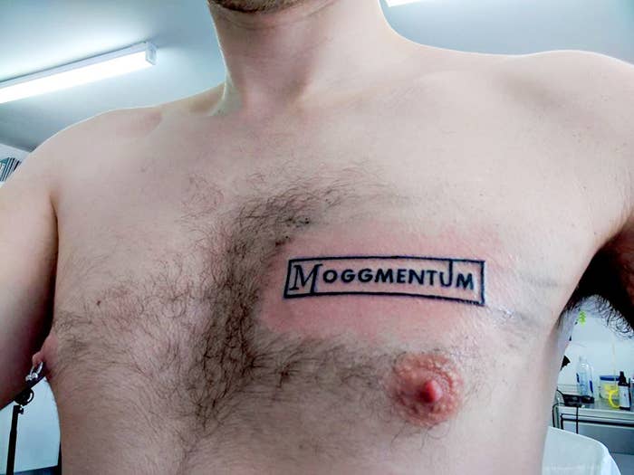 This Man Just Got A Jacob Rees Mogg Tattoo