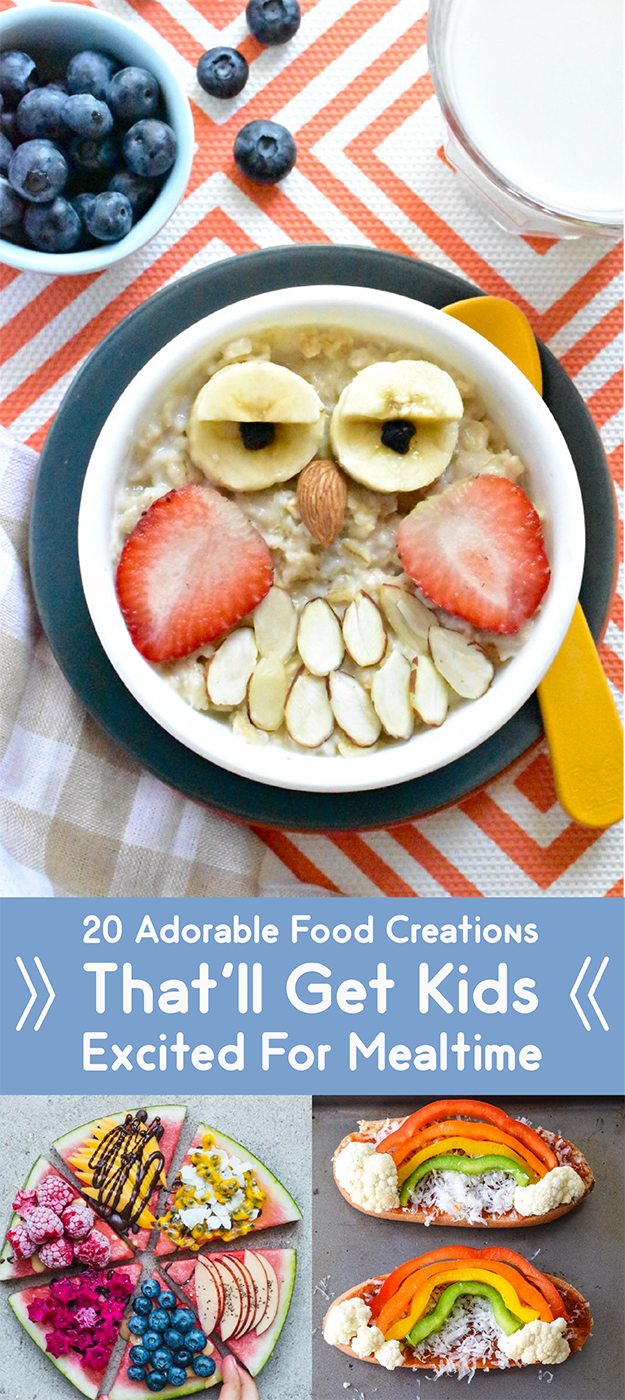12 CUTE FOODS THAT WILL MAKE KIDS SMILE  Fun kids food, Kids meals, Baby  food recipes