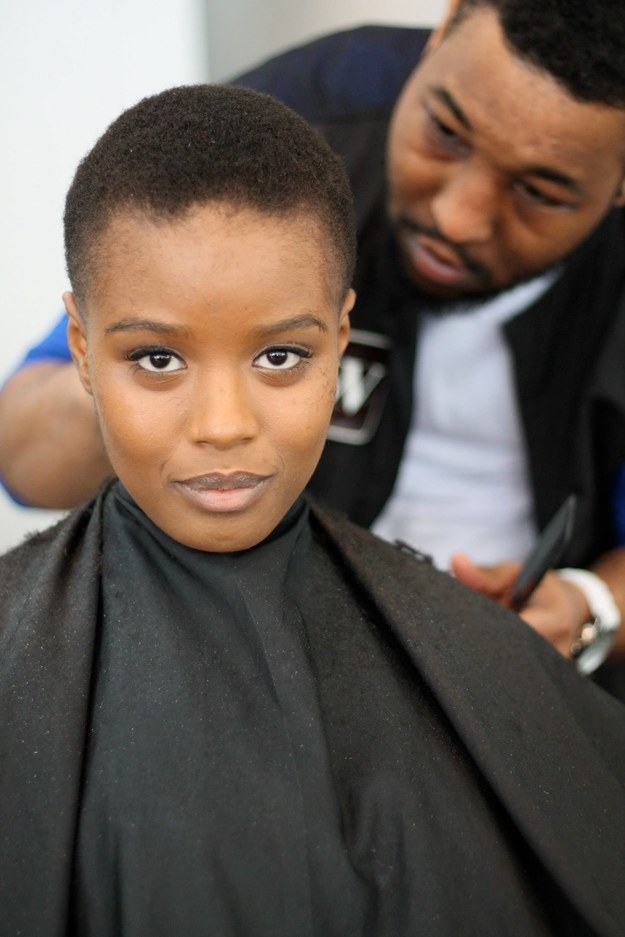 This bad ass who let the barber do his thing.