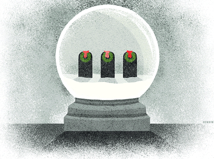 It's said that life comes at you in threes. Sometimes death does too.