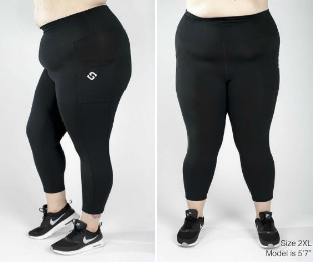 gym leggings for larger ladies