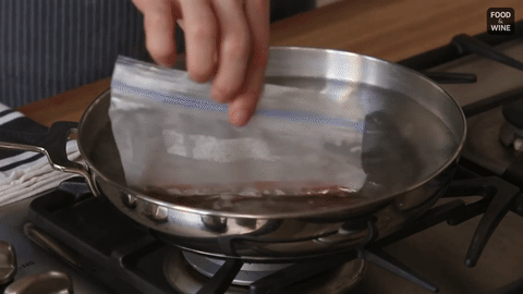 It might sound crazy, but cooking fish in a Ziploc baggie is just like cooking sous vide. Just throw some lemon, butter, and seasoning into the baggie to make a flavorful dinner with minimal effort. Learn how to do it here.