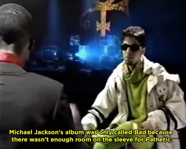 When Prince said Michael Jackson's album should've been called Pathetic: