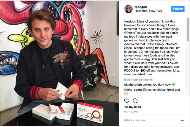 Here S How Much Money B List Celebs Made Sponsoring This Bogus Food Intolerance Test On Instagram