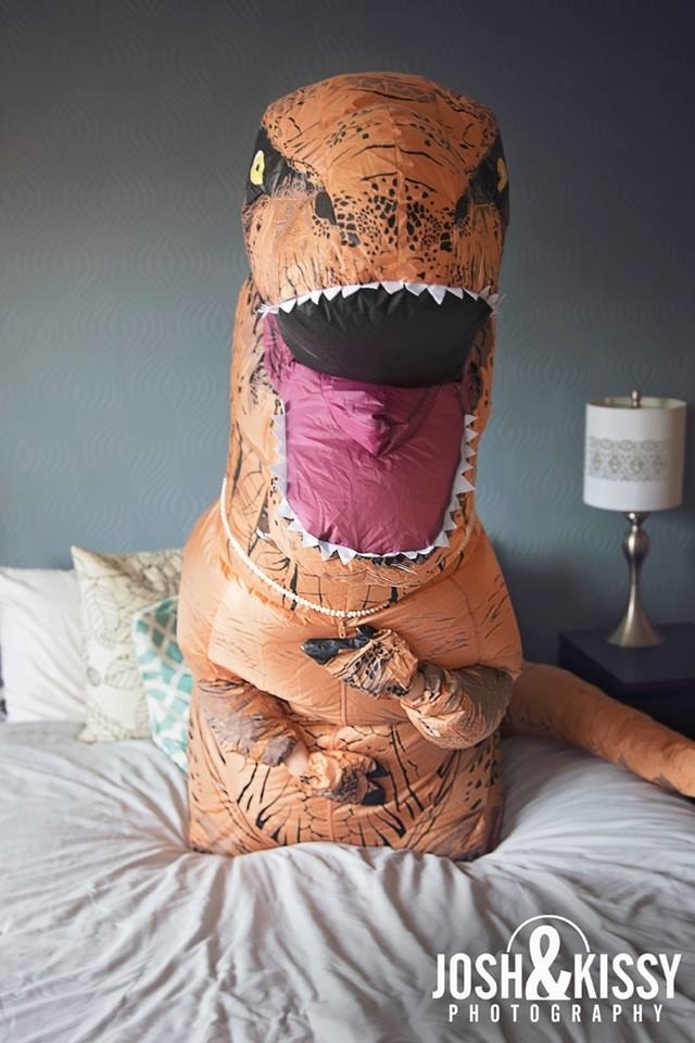 This Woman Did A Boudoir Shoot In A T Rex Costume And It Ll Brighten Your Day