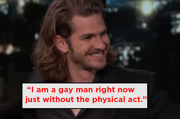 the wrap andrew garfield gay man comments