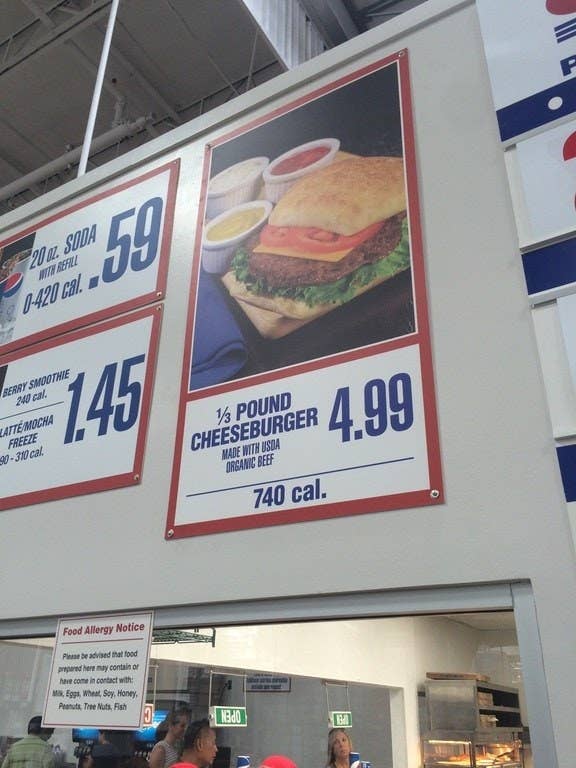 Costco Cafe Menu Uk Cafe