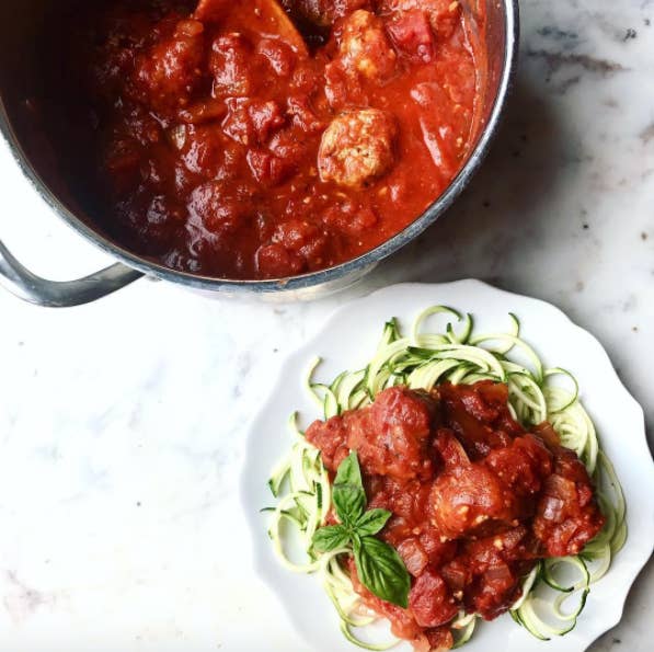 “If done right, they have the exact consistency of pasta. Plus, my favorite part of spaghetti is the meat and veggie-packed sauce. This is a great way to trick your taste buds into eating a little healthier, without sacrificing flavor.”—katyf446f8212cHere are 21 veggie noodle recipes for you to try out.