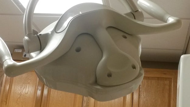 This dental equipment looks like a water buffalo.