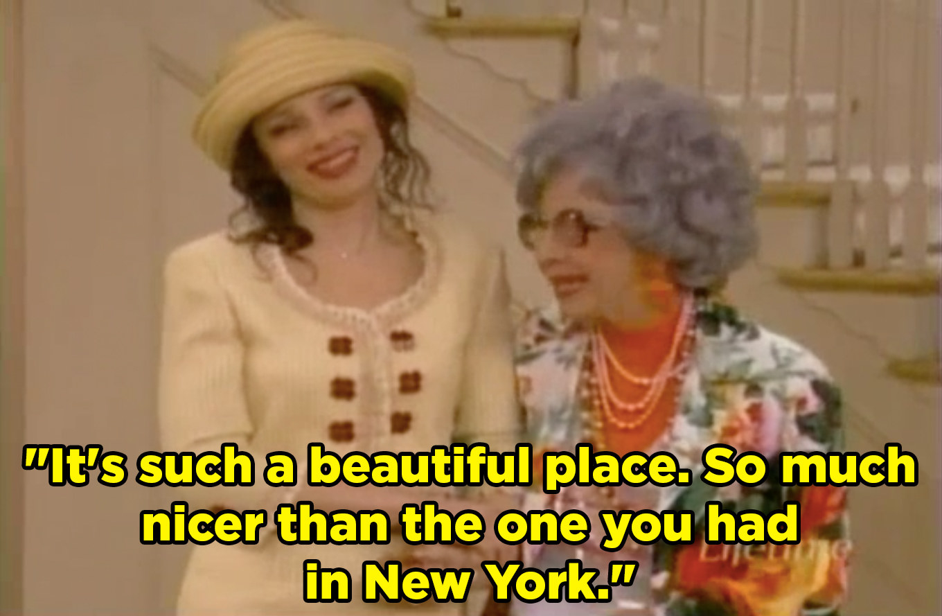 In their Sunday best, Yetta says &quot;It&#x27;s such a beautiful place. So much nicer than the one you had in New York&quot;