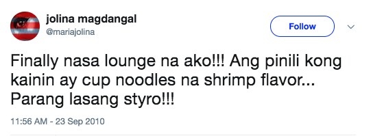 Thanks, Jolens. Noted po.