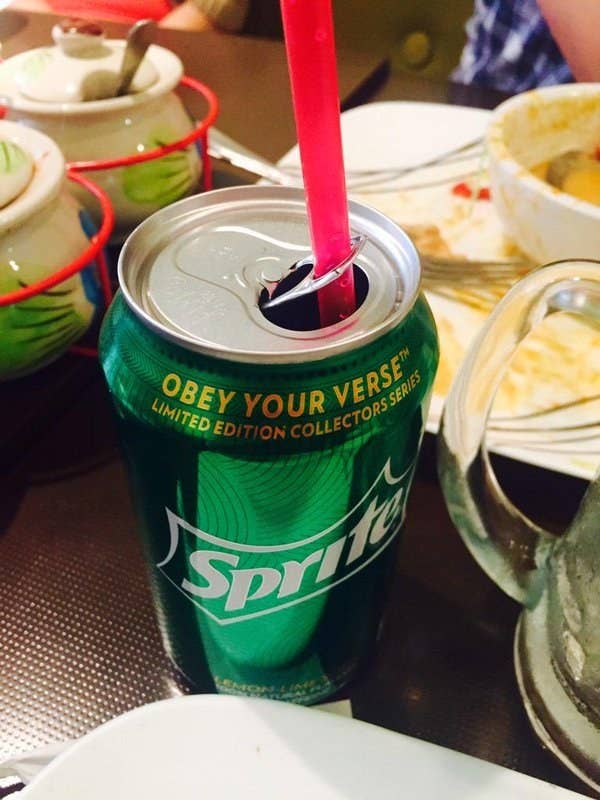 Unless you LIKE playing with your straw, I guess? From here.