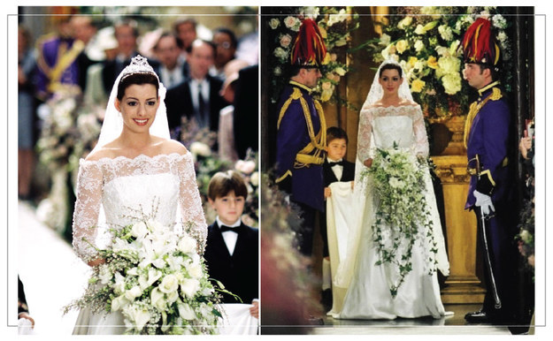 princess diaries wedding gown