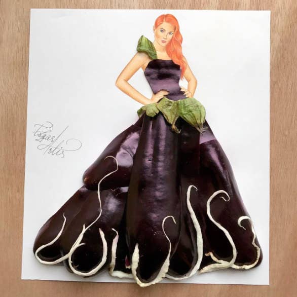 This Instagram Artist Creates Fashion From Food And Ugh I Want A French Fry Dress