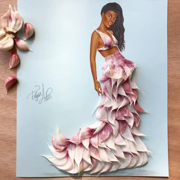 This Instagram Artist Creates Fashion From Food And Ugh I Want A French Fry Dress