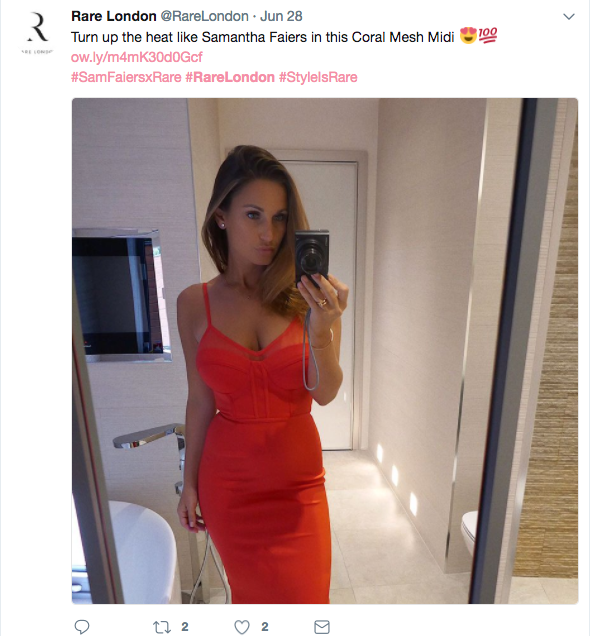 sam faiers clothing brand