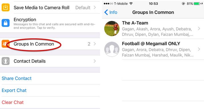 Instead of trying to recall the name of an old group chat, which might be a bit tricky, try this: * Try to remember any one person who was on that group with you.* Go to their chat, and click on their name to open up "Contact info".* Scroll down to "Groups in common", and if the group is still active, you'll find it there.