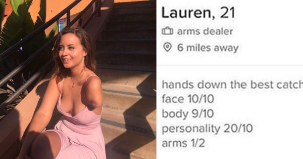 This Woman With One Arm Has The Best Tinder Bio Ever And Everyone Wants To ...