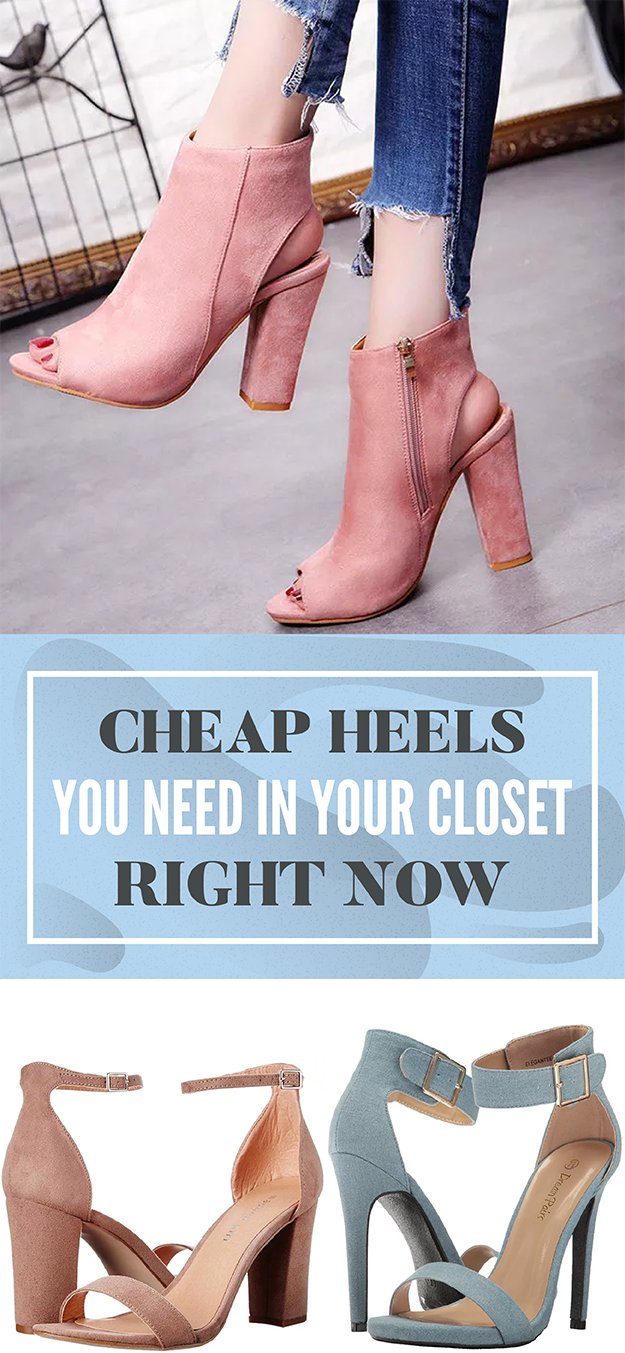 27 Comfy And Cheap Heels You Need In 