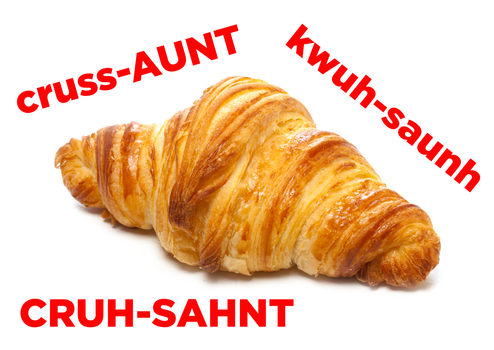 Americans, Here's How To Pronounce "Croissant"